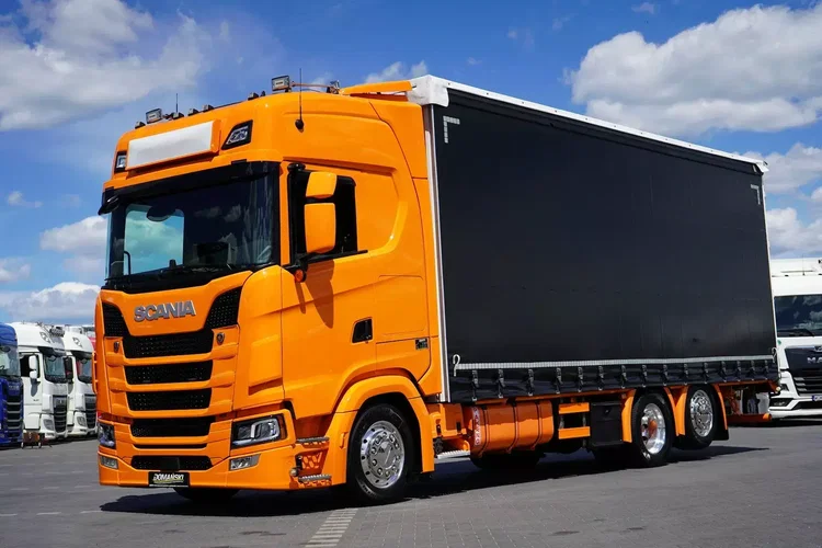 Scania / S 500 / ACC / E 6 / FIRANKA / 19 PALET / RETARDER / OŚ SKRĘTNA / PEŁNA OPCJA zdjęcie 22