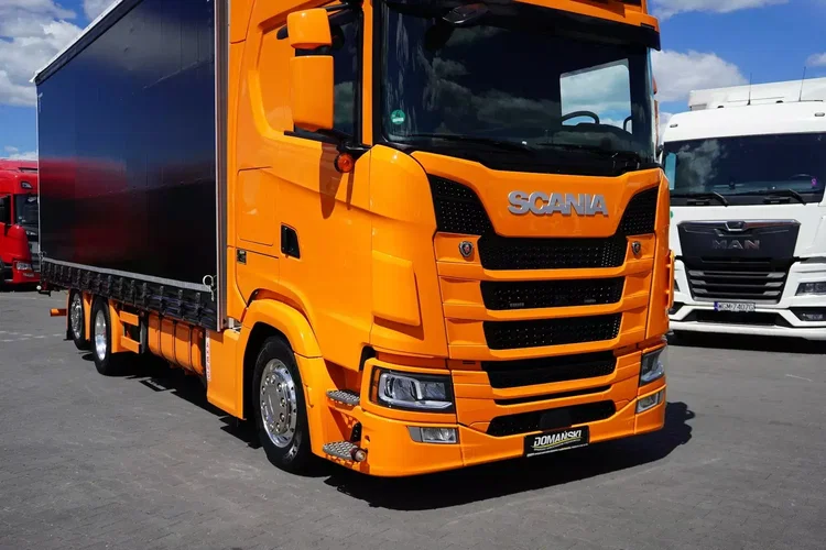 Scania / S 500 / ACC / E 6 / FIRANKA / 19 PALET / RETARDER / OŚ SKRĘTNA / PEŁNA OPCJA zdjęcie 28