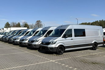 MAN TGE 3.180 Doka 7-OSÓB Brygadówka EXTRA LONG L5H3 Nowy 2024 Crafter