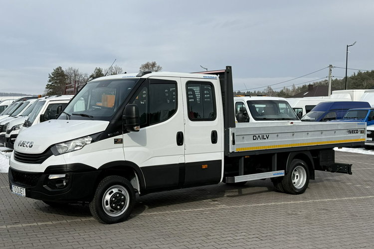 Iveco Daily 50C18 V poj.3.0 35C18 (Kat.B lub C) Brygadówka Doka 7 osób Skrzynia wywrotka zdjęcie 1