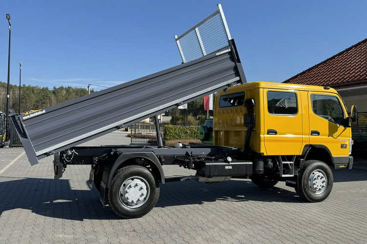 Mitsubishi Canter Fuso 4x4 17C18D 4.9/180KM Wywrotka 3-stronna Brygadówka DOKA 7 osób Klimatyzacja DMC- 7500kg UNIKAT Super Stan zdjęcie 15