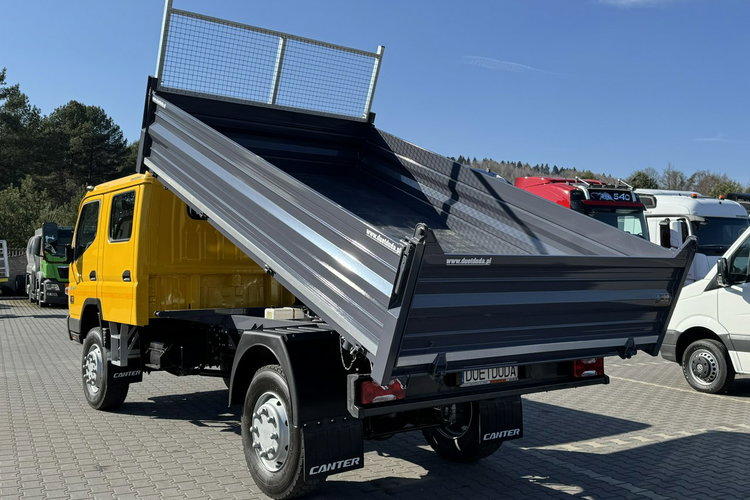 Mitsubishi Canter Fuso 4x4 17C18D 4.9/180KM Wywrotka 3-stronna Brygadówka DOKA 7 osób Klimatyzacja DMC- 7500kg UNIKAT Super Stan zdjęcie 19