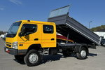 Mitsubishi Canter Fuso 4x4 17C18D 4.9/180KM Wywrotka 3-stronna Brygadówka DOKA 7 osób Klimatyzacja DMC- 7500kg UNIKAT Super Stan zdjęcie 5
