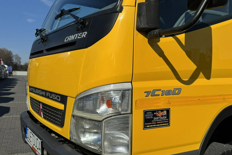 Mitsubishi Canter Fuso 4x4 17C18D 4.9/180KM Wywrotka 3-stronna Brygadówka DOKA 7 osób Klimatyzacja DMC- 7500kg UNIKAT Super Stan zdjęcie 6