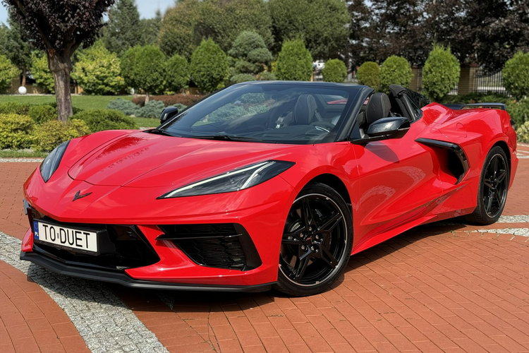 Chevrolet Corvette C8 Cabrio 6.2 V8 Salon PL Full OPCJA Gwarancja Dostępny Od Ręki zdjęcie 7
