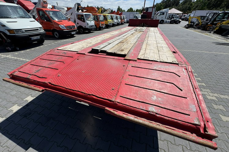Niskopodwozie SAL 40.24 3-Osie BPW Tylna Skrętna Niskopodłogowa Laweta Do Przewozu Pojazdów Maszyn Zadban Sprawna zdjęcie 15