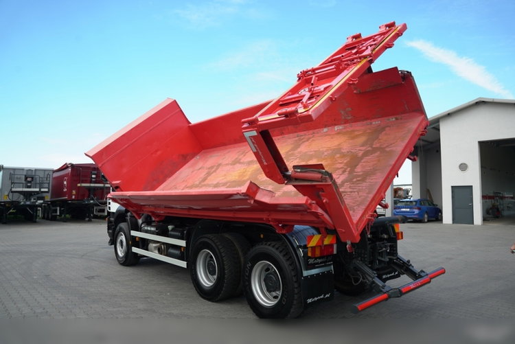 Iveco TRAKKER 450 / 6X4 / WYWROTKA / HYDROKLAPA / HYDROBURTA / BORDMATIC / CZOŁOWNICA / / zdjęcie 9