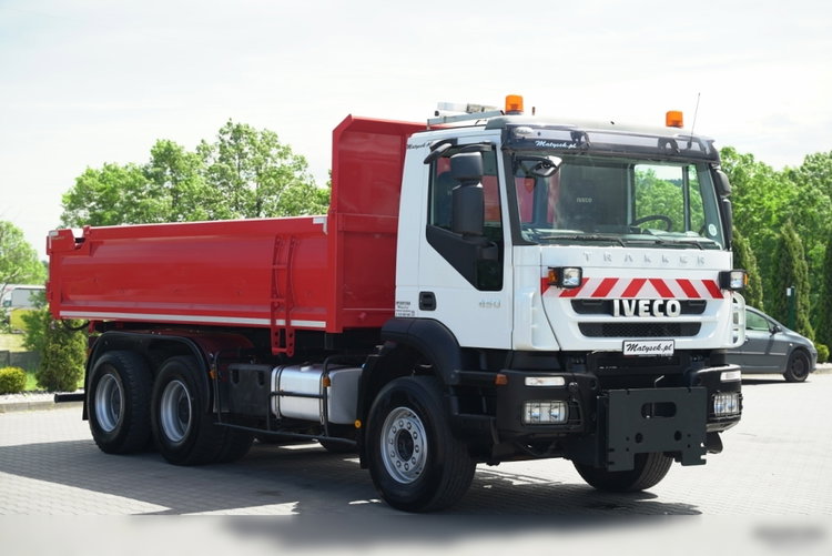 Iveco TRAKKER 450 / 6X4 / WYWROTKA / HYDROKLAPA / HYDROBURTA / BORDMATIC / CZOŁOWNICA / / zdjęcie 17