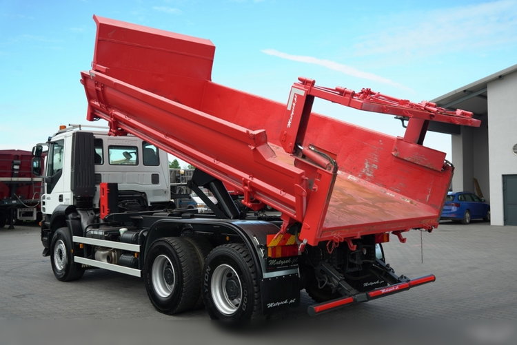 Iveco TRAKKER 450 / 6X4 / WYWROTKA / HYDROKLAPA / HYDROBURTA / BORDMATIC / CZOŁOWNICA / / zdjęcie 3