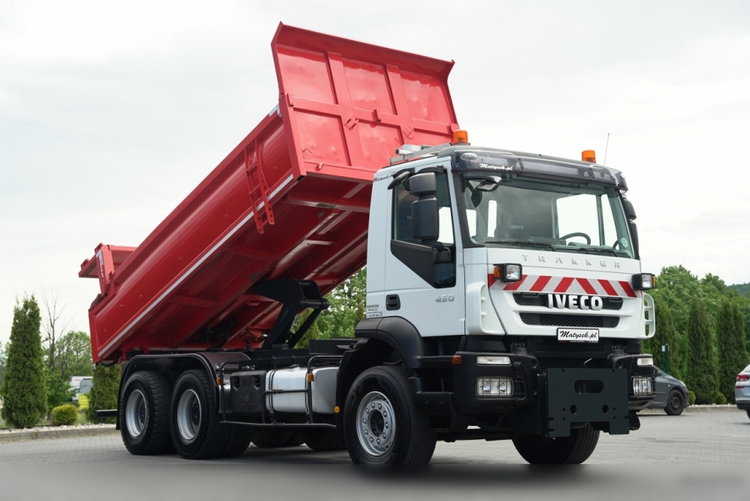 Iveco TRAKKER 450 / 6X4 / WYWROTKA / HYDROKLAPA / HYDROBURTA / BORDMATIC / CZOŁOWNICA / / zdjęcie 6