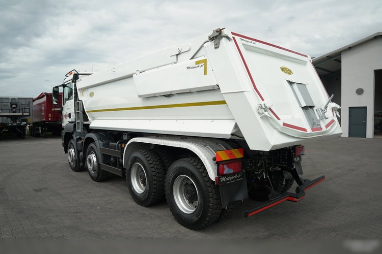 MAN TGS 35.460 / 8X4 / WYWROTKA TYLNOZSYPOWA / HYDROKLAPA / MEILLER KIPPER / AUTOMAT / OPONY 100% / PLANDEKA ELEKTRYCZNA /  EURO 6 zdjęcie 10