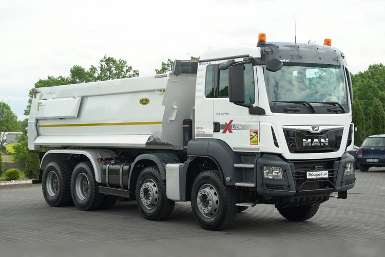 MAN TGS 35.460 / 8X4 / WYWROTKA TYLNOZSYPOWA / HYDROKLAPA / MEILLER KIPPER / AUTOMAT / OPONY 100% / PLANDEKA ELEKTRYCZNA /  EURO 6 zdjęcie 15