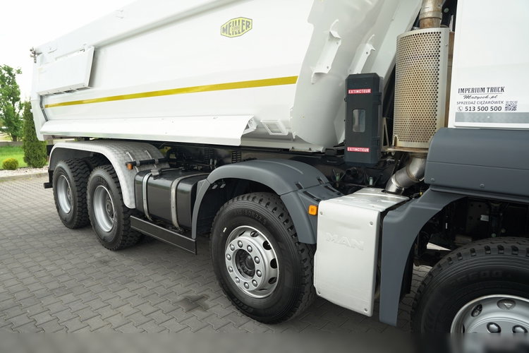 MAN TGS 35.460 / 8X4 / WYWROTKA TYLNOZSYPOWA / HYDROKLAPA / MEILLER KIPPER / AUTOMAT / OPONY 100% / PLANDEKA ELEKTRYCZNA /  EURO 6 zdjęcie 24