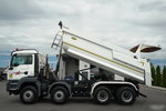 MAN TGS 35.460 / 8X4 / WYWROTKA TYLNOZSYPOWA / HYDROKLAPA / MEILLER KIPPER / AUTOMAT / OPONY 100% / PLANDEKA ELEKTRYCZNA /  EURO 6 zdjęcie 2