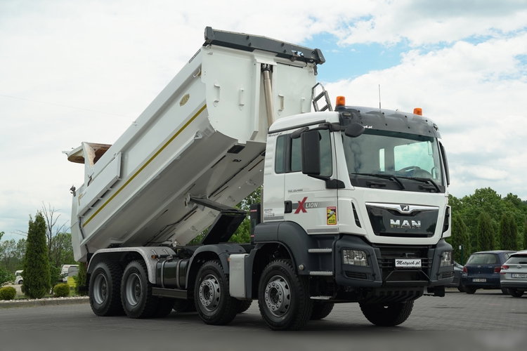 MAN TGS 35.460 / 8X4 / WYWROTKA TYLNOZSYPOWA / HYDROKLAPA / MEILLER KIPPER / AUTOMAT / OPONY 100% / PLANDEKA ELEKTRYCZNA /  EURO 6 zdjęcie 6