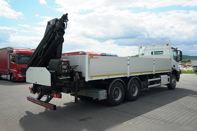 Mercedes AROCS 2636 / 6x4 / SKRZYNIOWY 7, 5 M + HDS HIAB 188 B-3 / MOCNA PODŁOGA / STEROWANIE RADIOWE / ROTATOR / EURO 6 zdjęcie 10