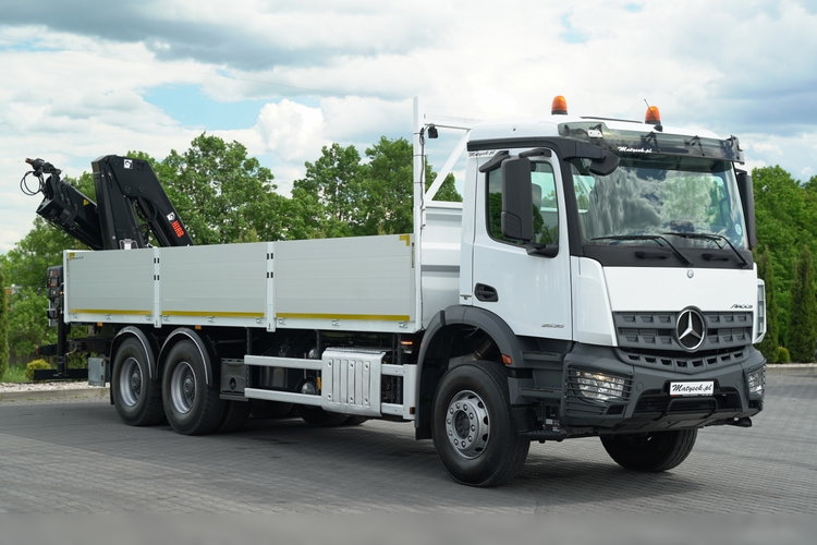 Mercedes AROCS 2636 / 6x4 / SKRZYNIOWY 7, 5 M + HDS HIAB 188 B-3 / MOCNA PODŁOGA / STEROWANIE RADIOWE / ROTATOR / EURO 6 zdjęcie 12