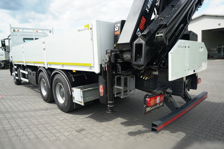 Mercedes AROCS 2636 / 6x4 / SKRZYNIOWY 7, 5 M + HDS HIAB 188 B-3 / MOCNA PODŁOGA / STEROWANIE RADIOWE / ROTATOR / EURO 6 zdjęcie 17