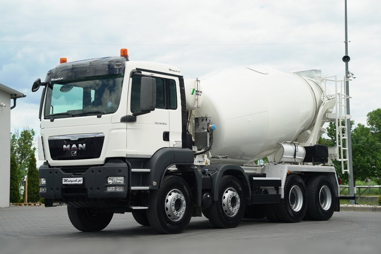 MAN TGS 35.400 / 8x4 / BETONOMIESZARKA / SCHWING STETTER / GRUSZKA 9 M3 /    zdjęcie 1