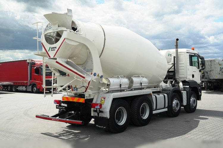 MAN TGS 35.400 / 8x4 / BETONOMIESZARKA / SCHWING STETTER / GRUSZKA 9 M3 /    zdjęcie 4
