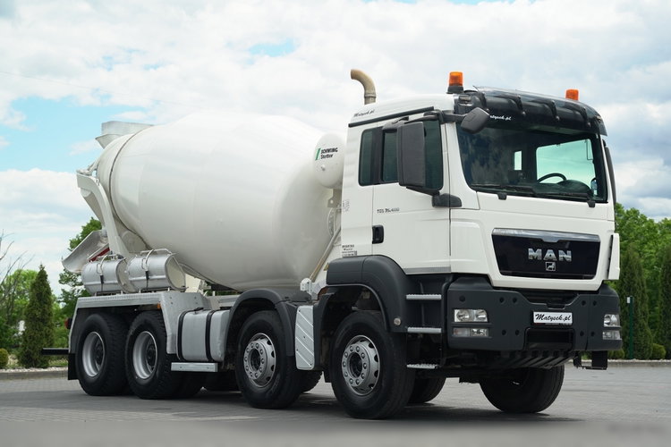 MAN TGS 35.400 / 8x4 / BETONOMIESZARKA / SCHWING STETTER / GRUSZKA 9 M3 /    zdjęcie 6