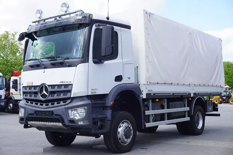 Mercedes Arocs 1827 / 10 tys. km / 4x4 / plandeka 14 EPAL zdjęcie 8
