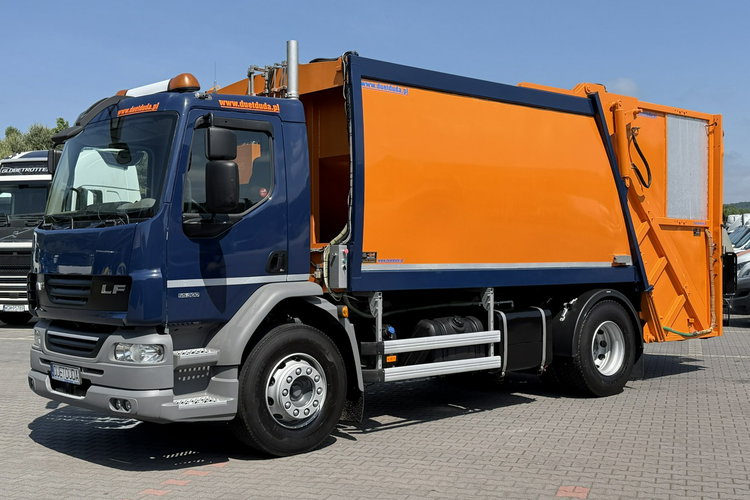 DAF LF 55.300 Śmieciarka Komunal Partner KP 16V Mały Przebieg Euro 6 Wywóz Śmieci DMC 18.000kg W Pełni Sprawna Super Stan zdjęcie 1