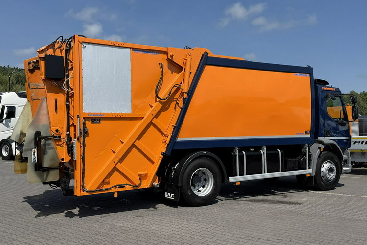 DAF LF 55.300 Śmieciarka Komunal Partner KP 16V Mały Przebieg Euro 6 Wywóz Śmieci DMC 18.000kg W Pełni Sprawna Super Stan zdjęcie 15
