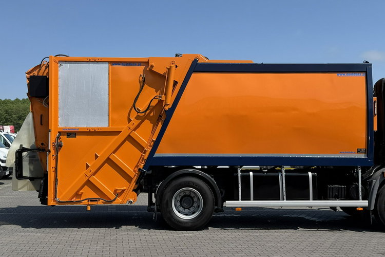 DAF LF 55.300 Śmieciarka Komunal Partner KP 16V Mały Przebieg Euro 6 Wywóz Śmieci DMC 18.000kg W Pełni Sprawna Super Stan zdjęcie 16