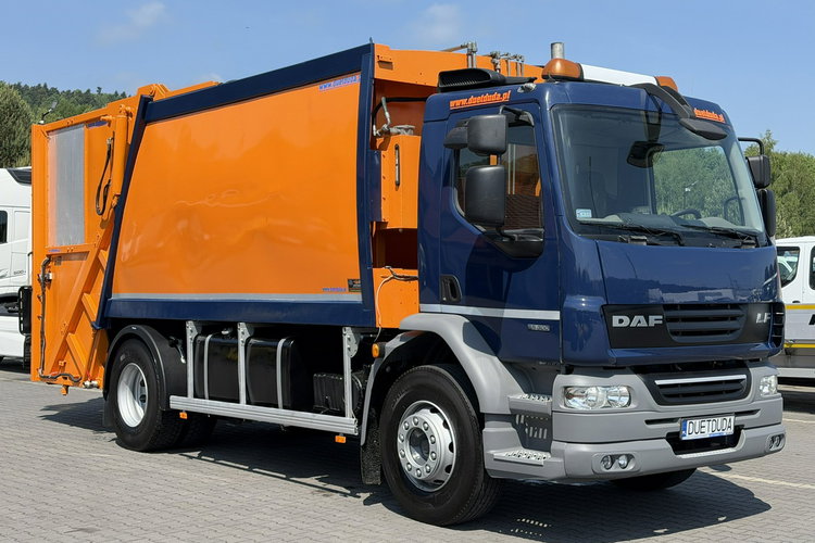 DAF LF 55.300 Śmieciarka Komunal Partner KP 16V Mały Przebieg Euro 6 Wywóz Śmieci DMC 18.000kg W Pełni Sprawna Super Stan zdjęcie 2