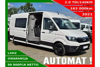 MAN tge L4H2 99900zł NETTO Brygadówka 7 osób 2.0TDi/140KM