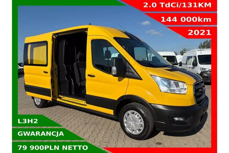 Ford transit L3H2 *79900zł NETTO* Brygadówka 6 osób 2.0TdCi/131KM zdjęcie 1