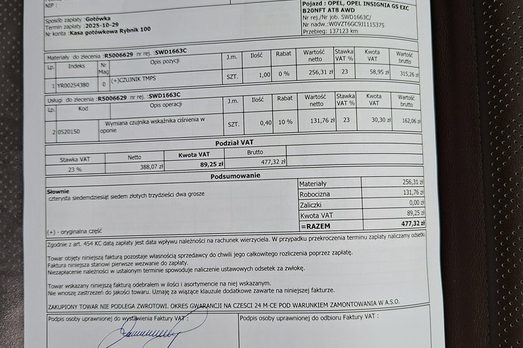 Opel Insignia Grand Sport 4x4, Automat, Wentylowane fotele, Podgrz. kanapa, Head-Up, Kamery 360 zdjęcie 43