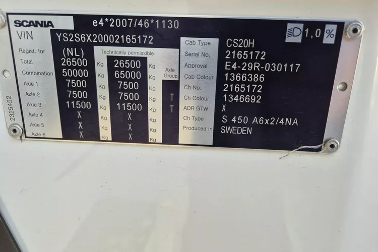 Scania S450 zdjęcie 39