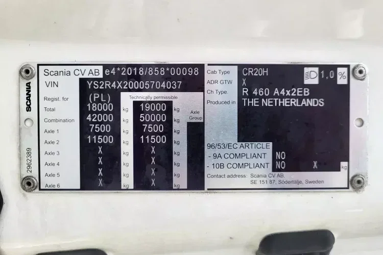 Scania R 460 A4x2EB Mega zdjęcie 10
