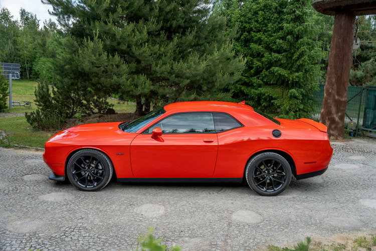 Dodge Challenger R/T / 5.7 V8 HEMI 375KM / Alpine / GO MANGO / Import USA / FV zdjęcie 16
