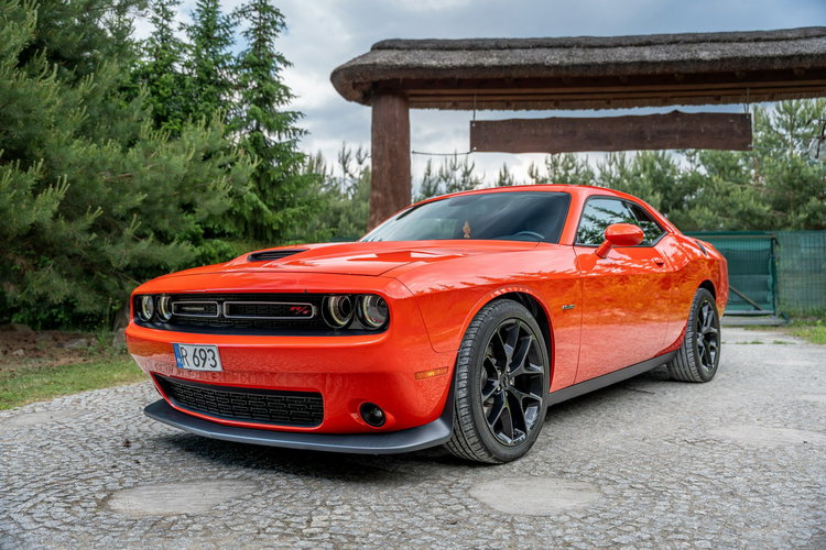 Dodge Challenger R/T / 5.7 V8 HEMI 375KM / Alpine / GO MANGO / Import USA / FV zdjęcie 31