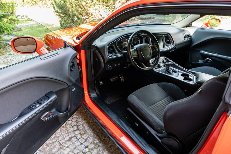 Dodge Challenger R/T / 5.7 V8 HEMI 375KM / Alpine / GO MANGO / Import USA / FV zdjęcie 37
