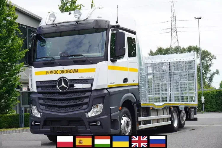 Mercedes Actros 2540 6×2 / 40 tys. km / NOWA laweta 925 cm OCYNK / Kabina 5 siedzeń / zdjęcie 1