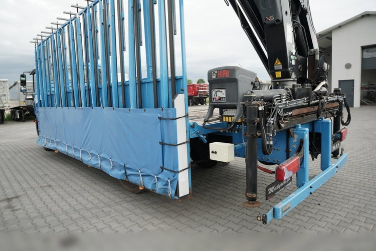 MAN TGM 18.290 / 4X2 / DO PRZEWOZU SZKŁA / HDS HIAB 122 E-2 / PLATFORMA  / UDŹWIG : 4 800 KG / STEROWANIE RADIOWE /   zdjęcie 15