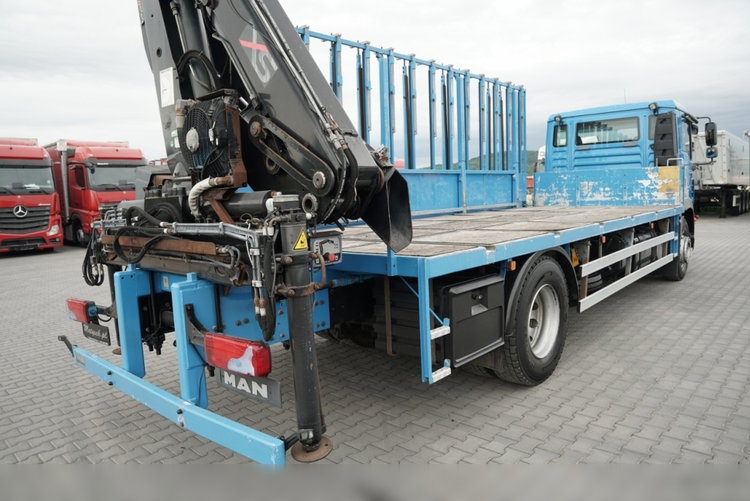 MAN TGM 18.290 / 4X2 / DO PRZEWOZU SZKŁA / HDS HIAB 122 E-2 / PLATFORMA  / UDŹWIG : 4 800 KG / STEROWANIE RADIOWE /   zdjęcie 17