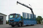 MAN TGM 18.290 / 4X2 / DO PRZEWOZU SZKŁA / HDS HIAB 122 E-2 / PLATFORMA  / UDŹWIG : 4 800 KG / STEROWANIE RADIOWE /   zdjęcie 1