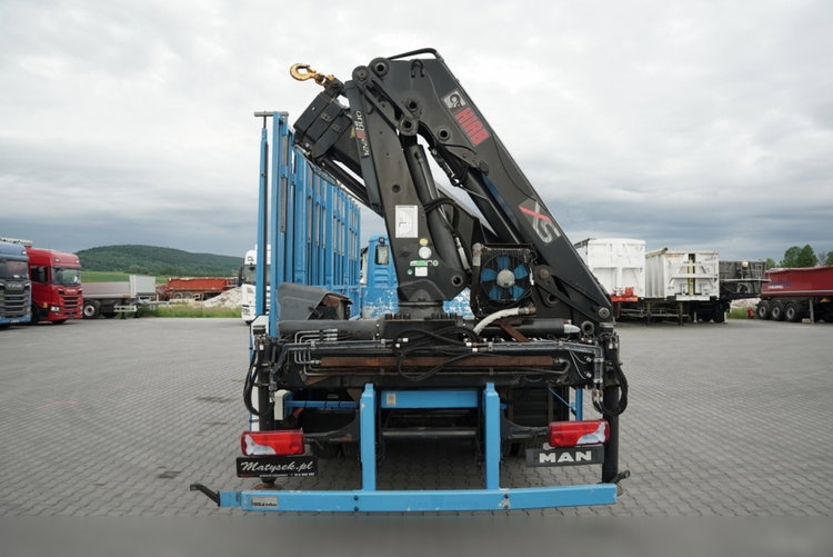 MAN TGM 18.290 / 4X2 / DO PRZEWOZU SZKŁA / HDS HIAB 122 E-2 / PLATFORMA  / UDŹWIG : 4 800 KG / STEROWANIE RADIOWE /   zdjęcie 24