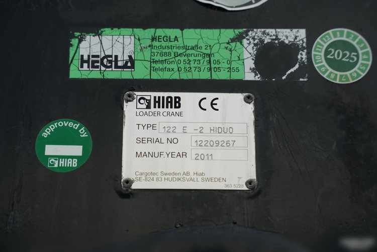 MAN TGM 18.290 / 4X2 / DO PRZEWOZU SZKŁA / HDS HIAB 122 E-2 / PLATFORMA  / UDŹWIG : 4 800 KG / STEROWANIE RADIOWE /   zdjęcie 25