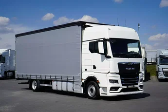 MAN TGX / 18.470 / E 6 / GX / FIRANKA / 19 PALET / RETARDER / ŁAD. 8050 KG
