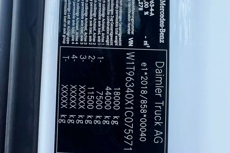 Mercedes ACTROS PROCAB prokontraktowy zdjęcie 16