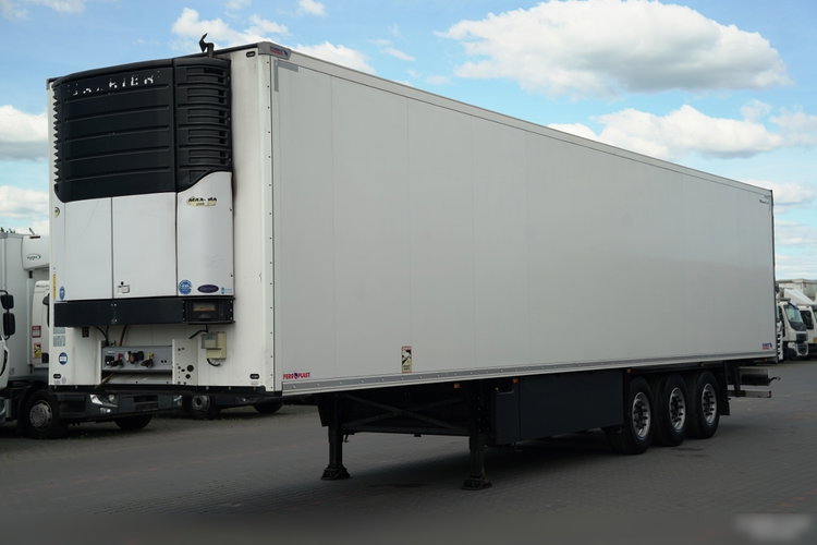 Schmitz CARGOBULL / CHŁODNIA / CARRIER MAXIMA 1300 / OŚ PODNOSZONA / KOSZ NA PALETY zdjęcie 1