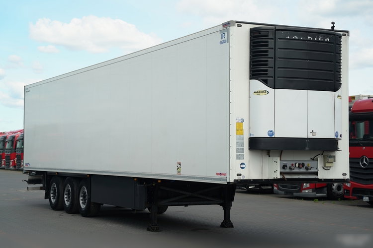 Schmitz CARGOBULL / CHŁODNIA / CARRIER MAXIMA 1300 / OŚ PODNOSZONA / KOSZ NA PALETY zdjęcie 8