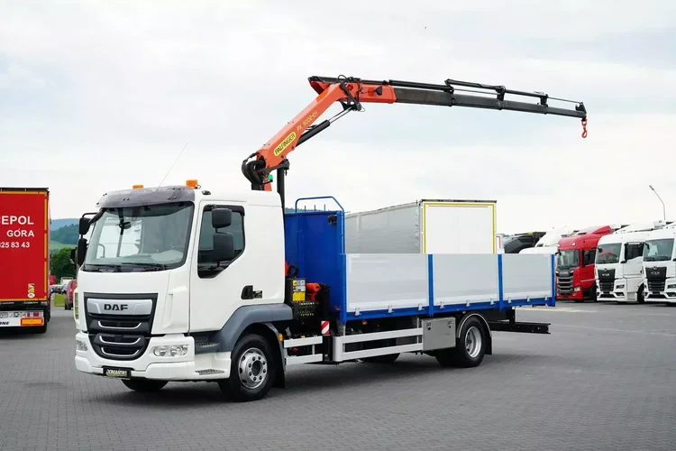 DAF / LF / 260 / ACC / E 6 / SKRZYNIOWY + HDS / PALFINGER PK 9002 / WYSIĘG 12 M / PILOT zdjęcie 2