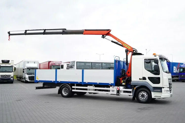 DAF / LF / 260 / ACC / E 6 / SKRZYNIOWY + HDS / PALFINGER PK 9002 / WYSIĘG 12 M / PILOT zdjęcie 4